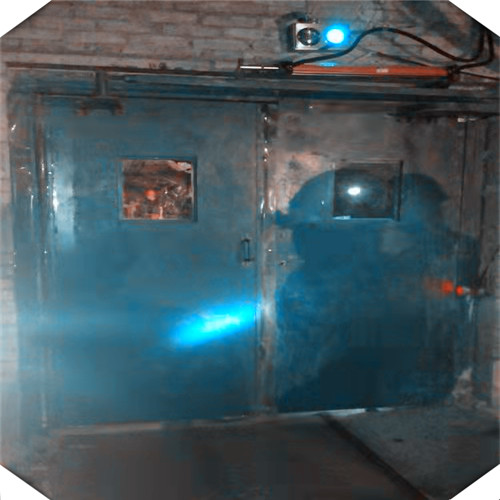 電動自動無壓風(fēng)門